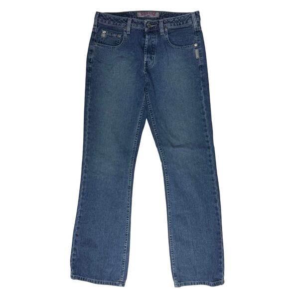 Vintage 90s Silver Jeans Co Mid Rise Flare Button Fly Denim Women’s 30x32 - Picture 2 of 10